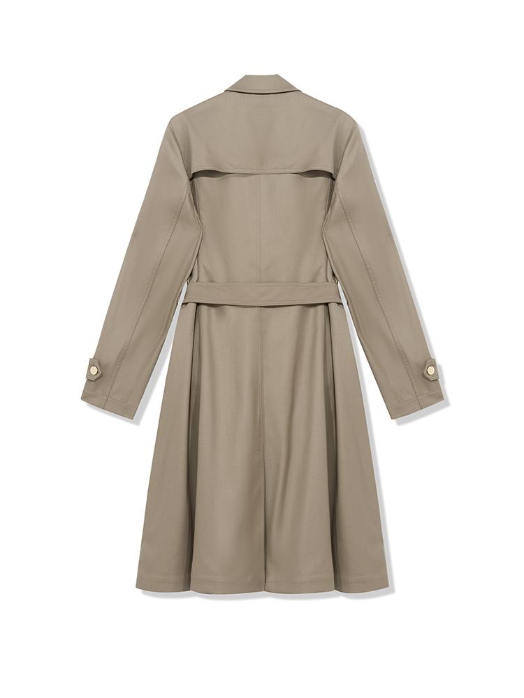 Mayfair™️| Woolen Trench Coat With Belt