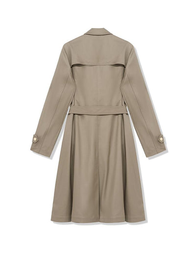 Mayfair™️| Woolen Trench Coat With Belt