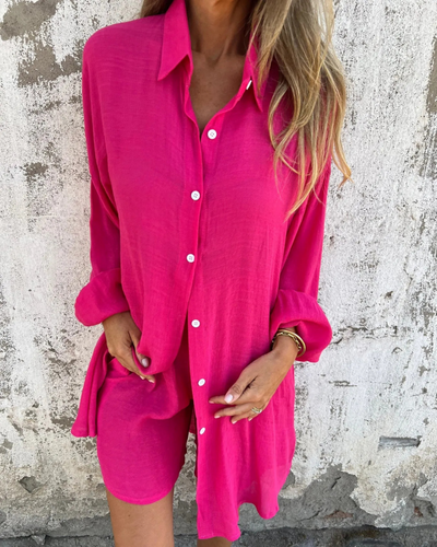 Mayfair™️ | IZELA - CASUAL SHIRT & SHORTS SET