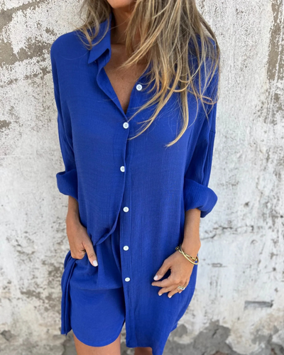 Mayfair™️ | IZELA - CASUAL SHIRT & SHORTS SET