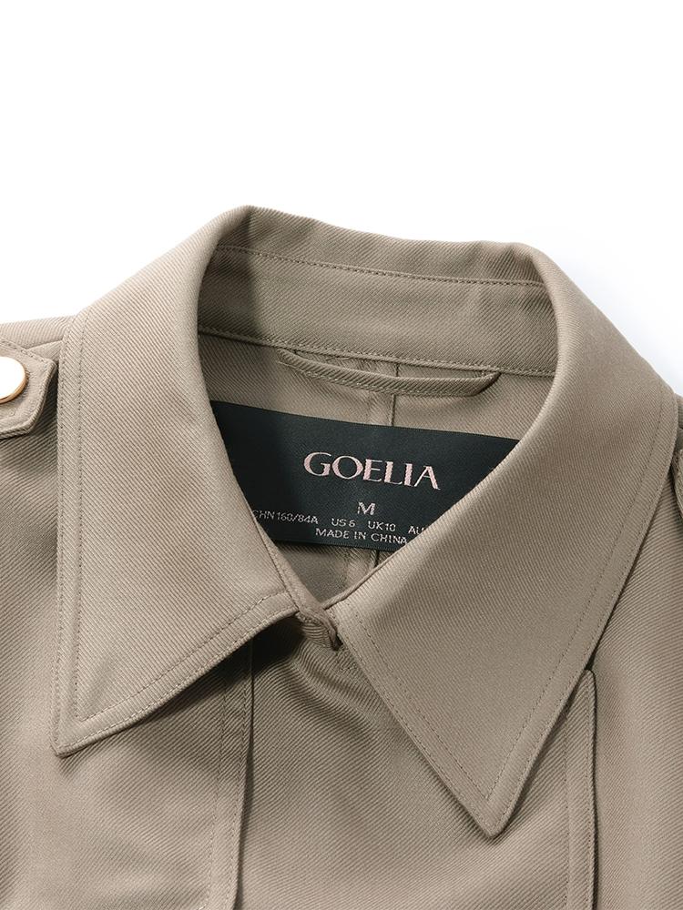 Mayfair™️| Woolen Trench Coat With Belt