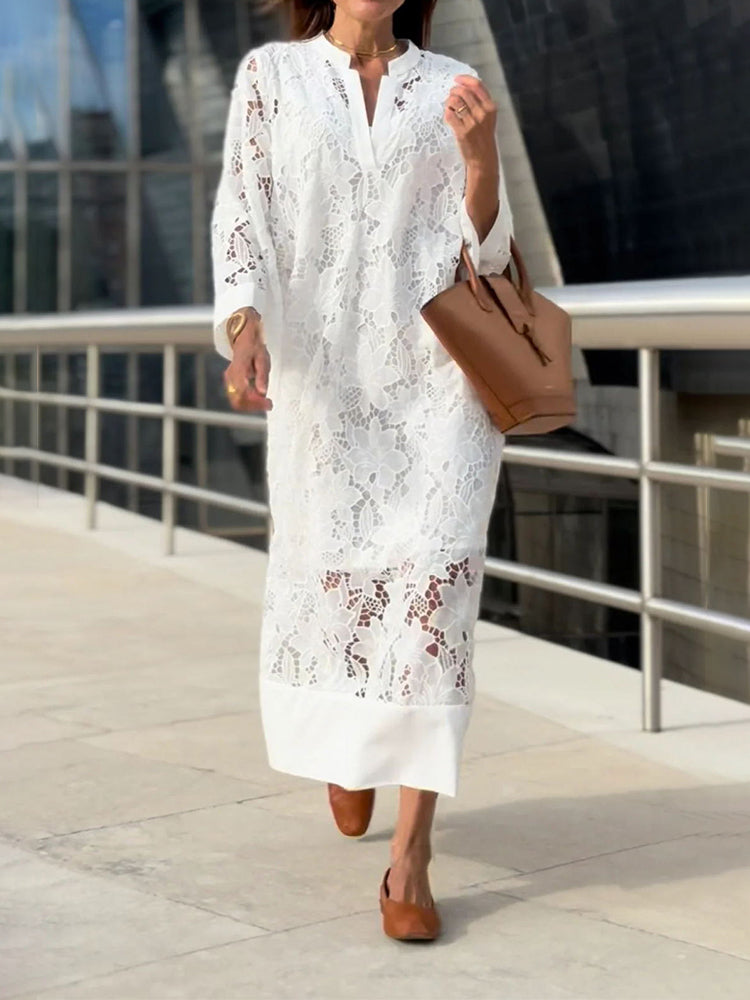 Mayfair™️| Dahlia Embroidered Dress