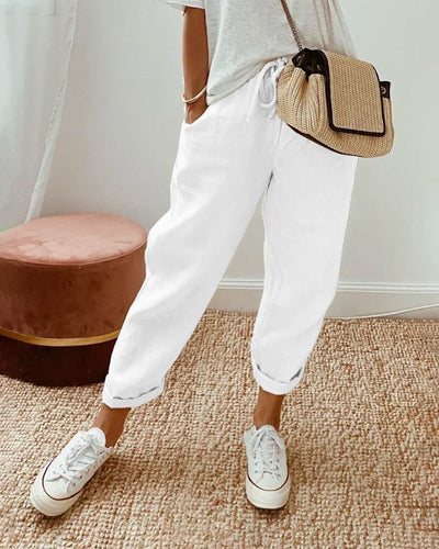 Mayfair™️ | Carla Elegant Cotton Pants