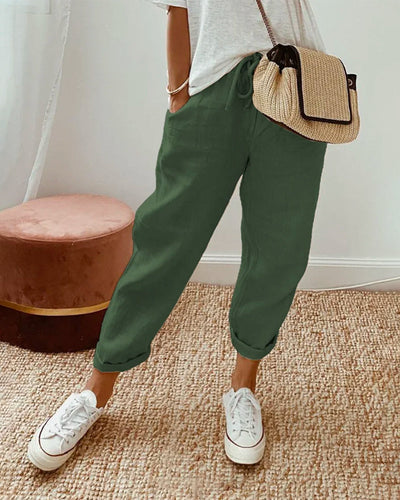 Mayfair™️ | Carla Elegant Cotton Pants