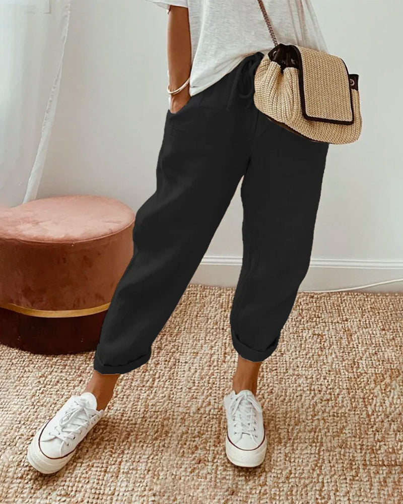 Mayfair™️ | Carla Elegant Cotton Pants