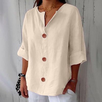 Mayfair™️| Casual Linen Blouse
