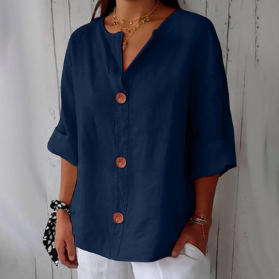 Mayfair™️| Casual Linen Blouse