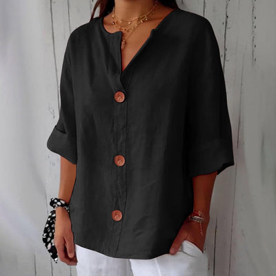 Mayfair™️| Casual Linen Blouse