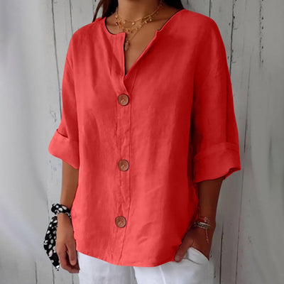 Mayfair™️| Casual Linen Blouse