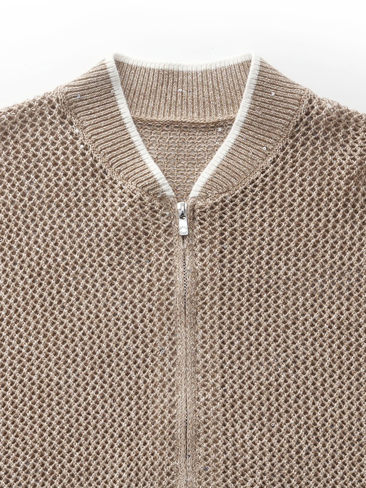 Mayfair™️ | Linen Zip-Up acket
