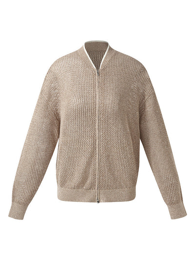 Mayfair™️ | Linen Zip-Up acket