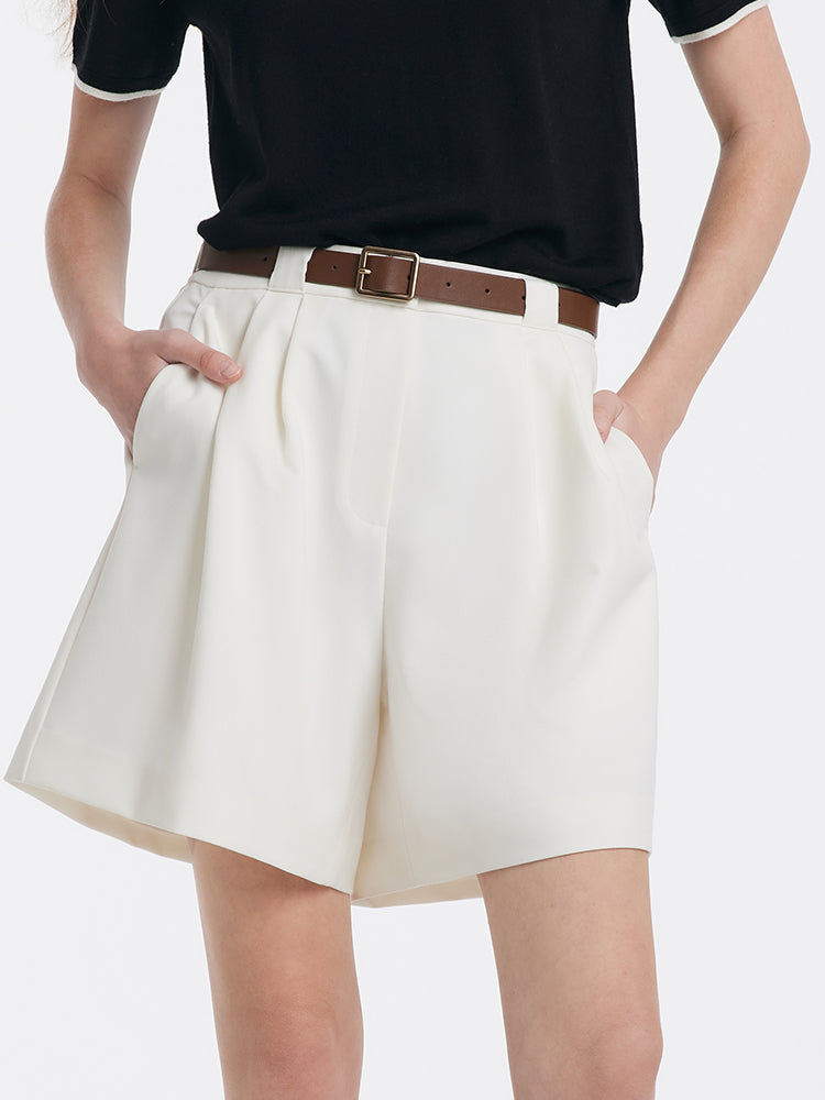 Mayfair™️ | White Loose Shorts