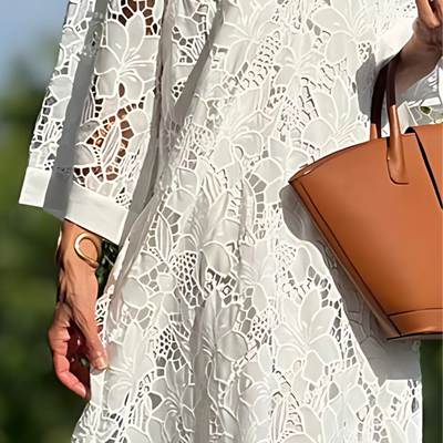Mayfair™️| Dahlia Embroidered Dress