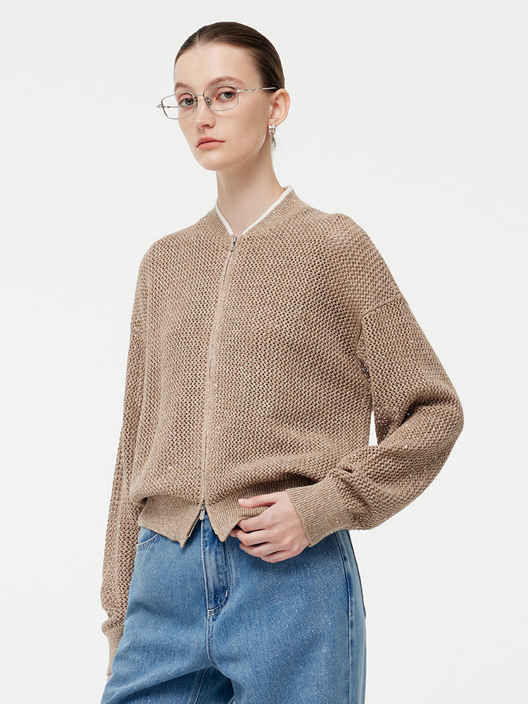 Mayfair™️ | Linen Zip-Up acket