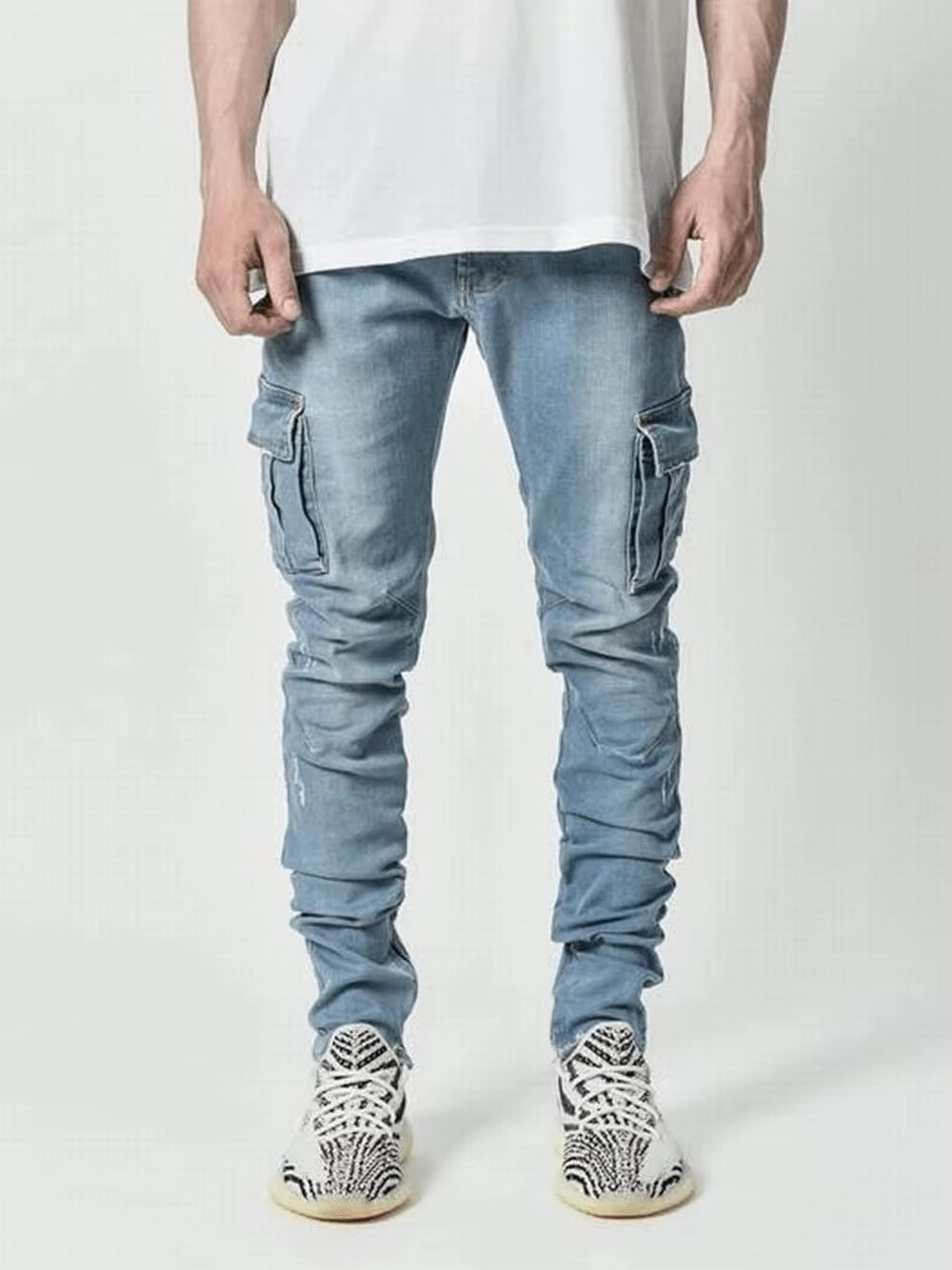 Mayfair™️ | Cargo Street Elastic Jeans