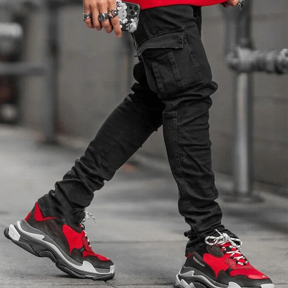 Mayfair™️ | Cargo Street Elastic Jeans
