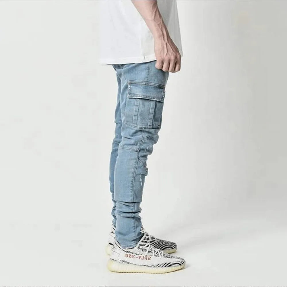 Mayfair™️ | Cargo Street Elastic Jeans