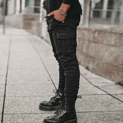 Mayfair™️ | Cargo Street Elastic Jeans