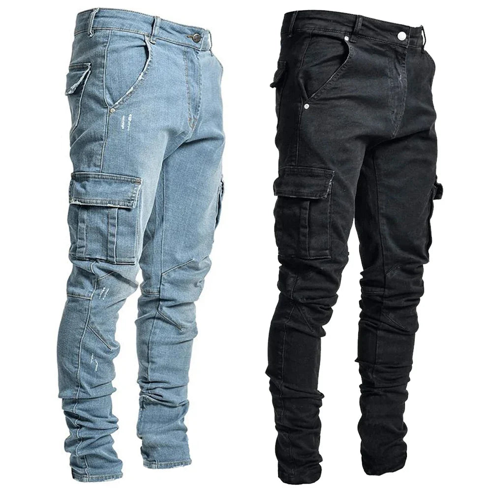 Mayfair™️ | Cargo Street Elastic Jeans