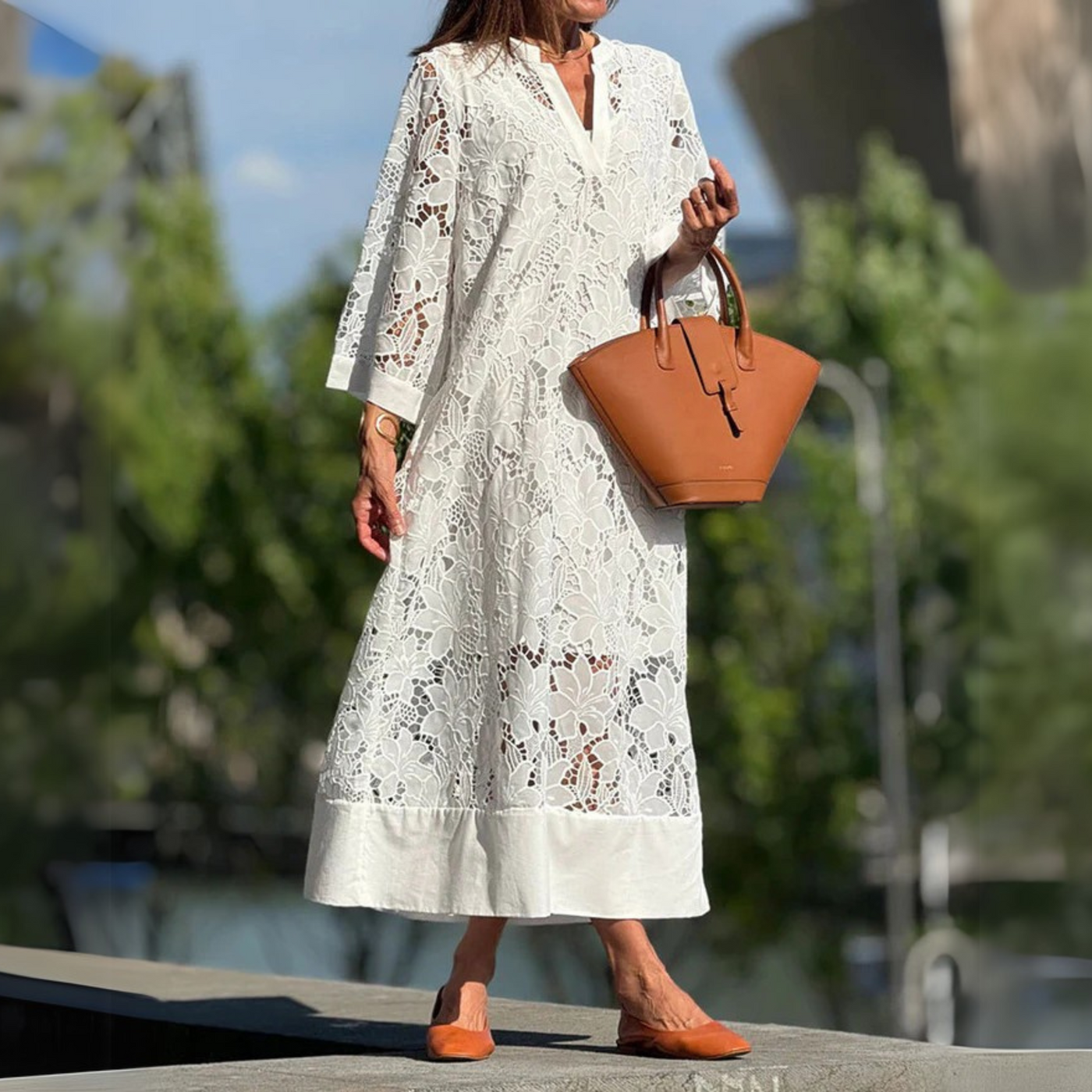 Mayfair™️| Dahlia Embroidered Dress