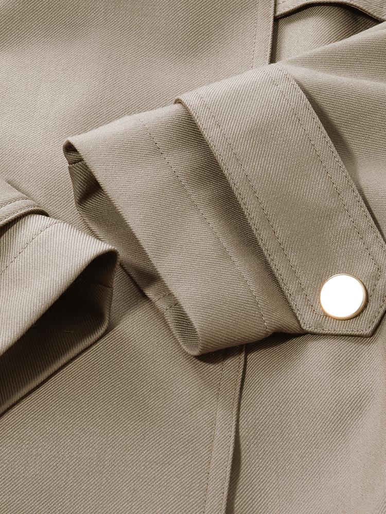 Mayfair™️| Woolen Trench Coat With Belt