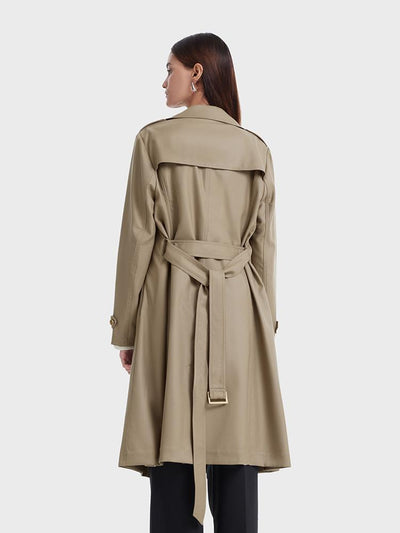 Mayfair™️| Woolen Trench Coat With Belt