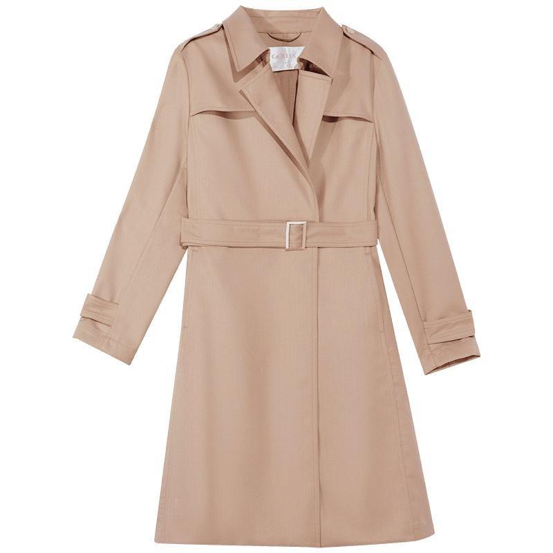 Mayfair™️| Woolen Trench Coat With Belt