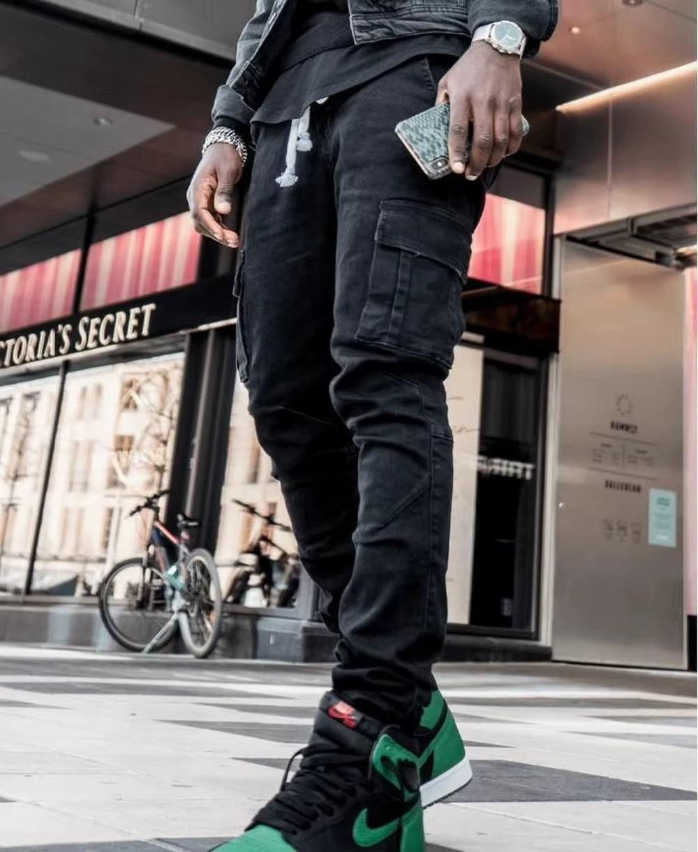 Mayfair™️ | Cargo Street Elastic Jeans