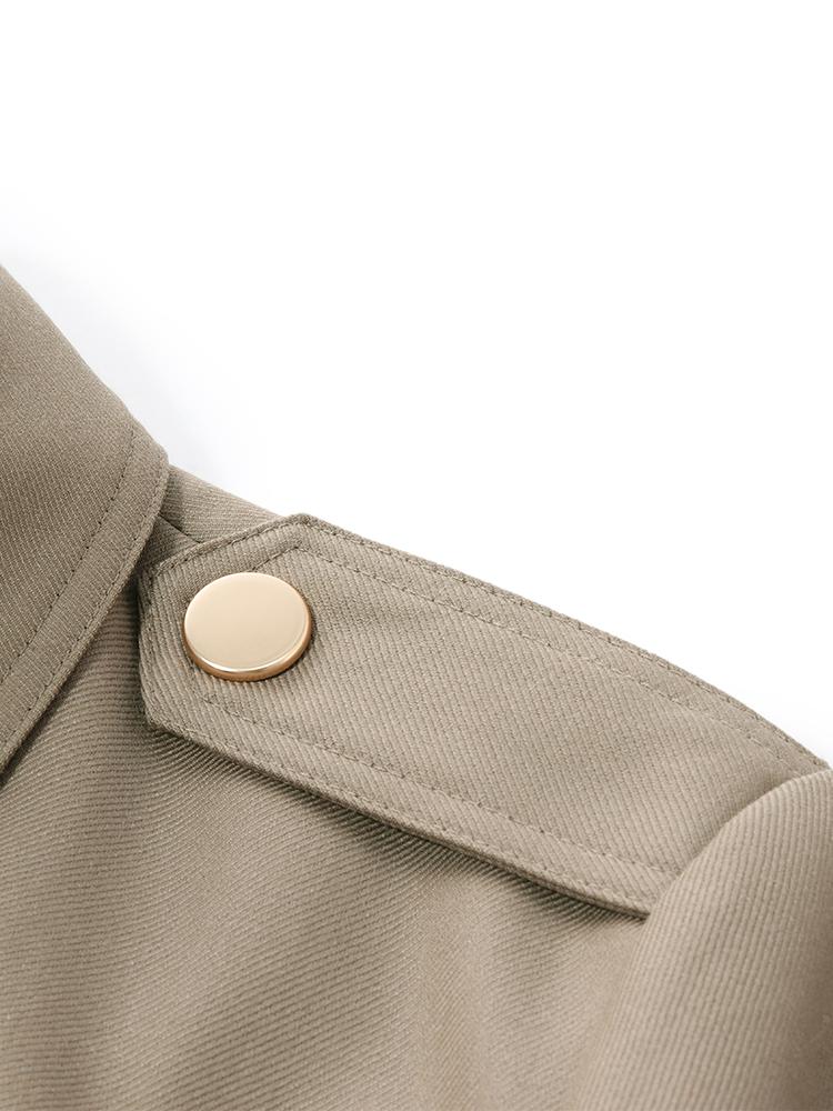 Mayfair™️| Woolen Trench Coat With Belt