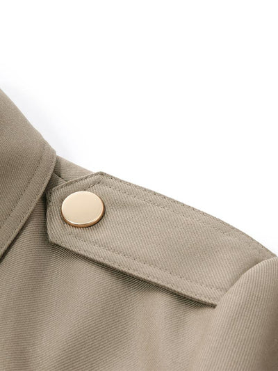 Mayfair™️| Woolen Trench Coat With Belt