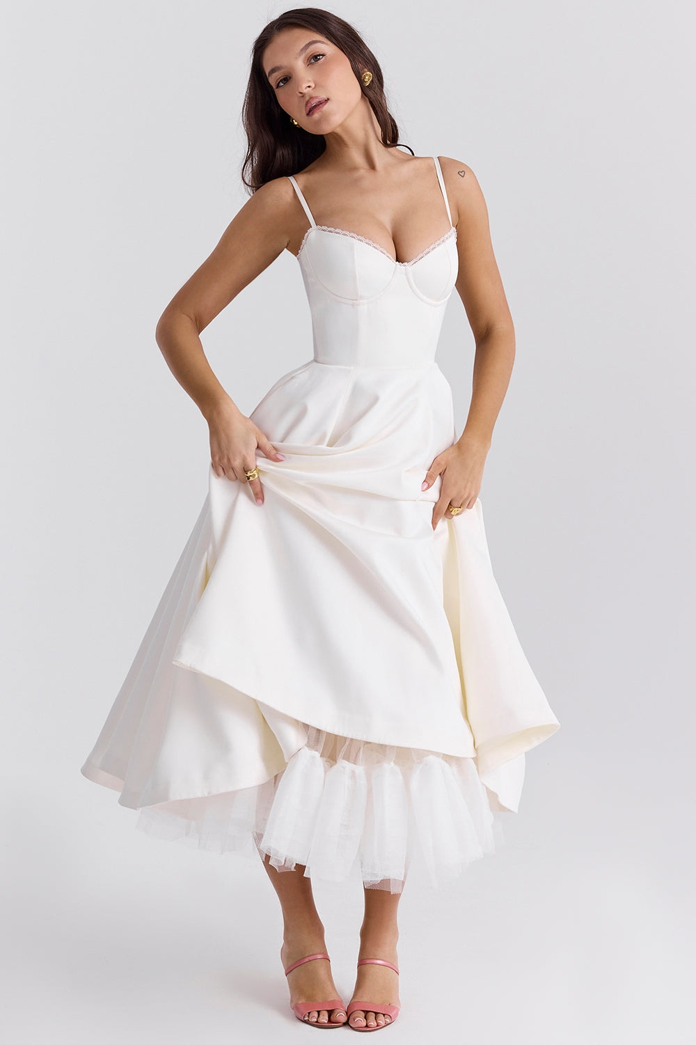 Mayfair™️| Tulle Midi Dress