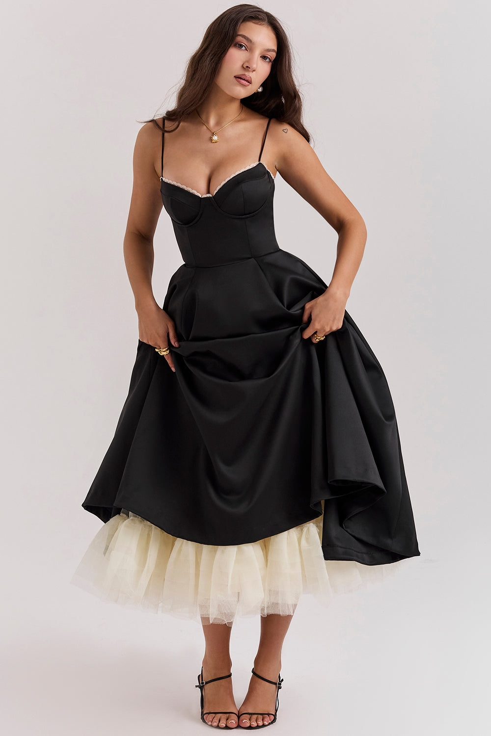 Mayfair™️| Tulle Midi Dress